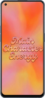 Силиконовый чехол Aura Gradient Main Character Energy Aesthetic Y2K для Oppo Reno6 5G - 6783u-2651 изображение 
