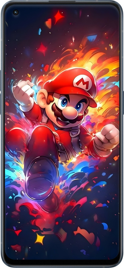 Силіконовий чехол Супер Маріо для Oppo Reno6 5G - 6342u-2651 изображение 