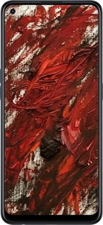 Силиконовый чехол Абстрактная композиция в красных тонах для Oppo Reno6 Z - 6541u-2477 изображение 