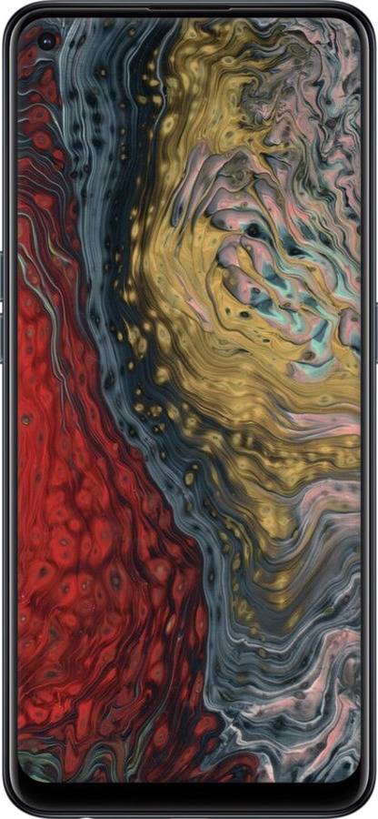Силиконовый чехол С изображением абстрактной живописи для Oppo Reno6 Z - 6530u-2477 изображение 
