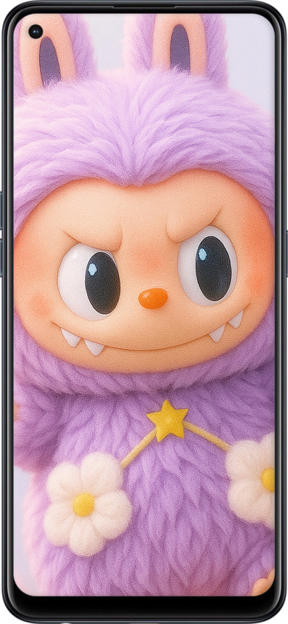 Силиконовый чехол Лабубу для Oppo Reno6 Z - 6708u-2477 изображение 