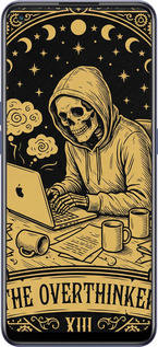 Силіконовий чехол The Overthinker для Oppo Reno7 5G - 6774u-2669 изображение 