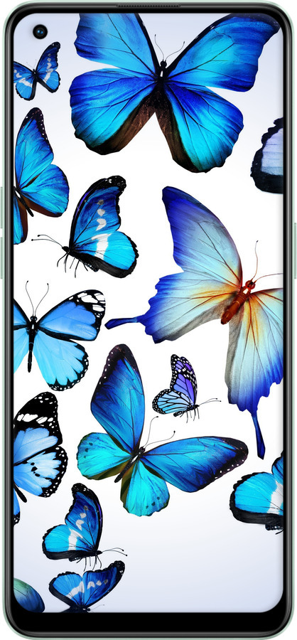 Силіконовий чехол Метелики для Oppo Reno8 Lite - 6023u-2755 изображение 