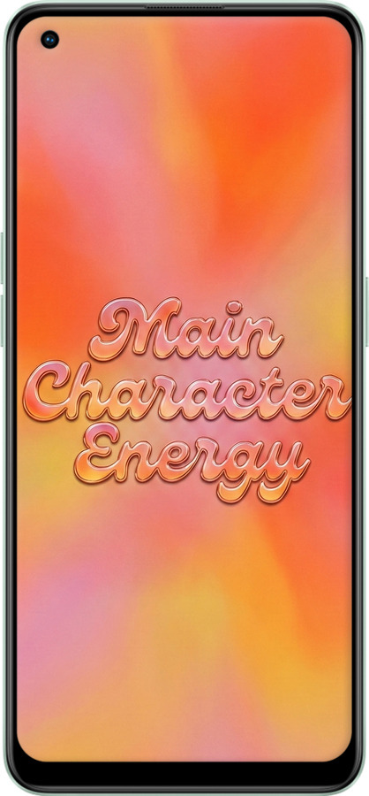 Силіконовий чехол Aura Gradient Main Character Energy Aesthetic Y2K для Oppo Reno8 Lite - 6783u-2755 изображение 