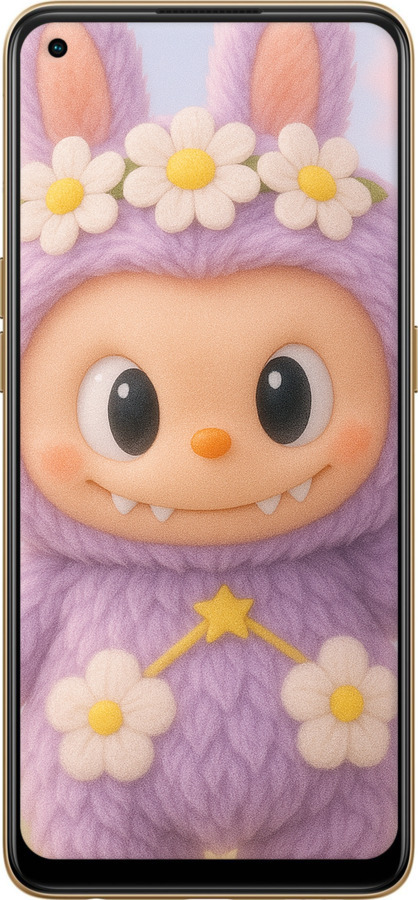 TPU чехол Лабубу 1 для Oppo Reno8 T - 6709b-2969 изображение 