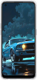 Силикон с усиленными углами чехол Форд мустанг для Oppo Reno8 T - 6374sp-2969 изображение 