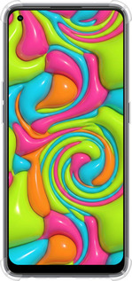 Силіконовий протиударний с посиленими кутами чехол Y2K Jelly Dream для Oppo Reno8 T - 6780sp-2969 изображение 