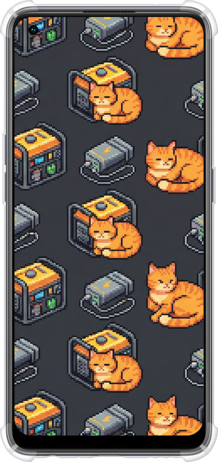 Силикон с усиленными углами чехол Autonomous Zone для Oppo Reno8 T - 6771sp-2969 изображение 