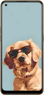 Силіконовий чехол Пес в очках для Oppo Reno8 T - 6381u-2969 изображение 
