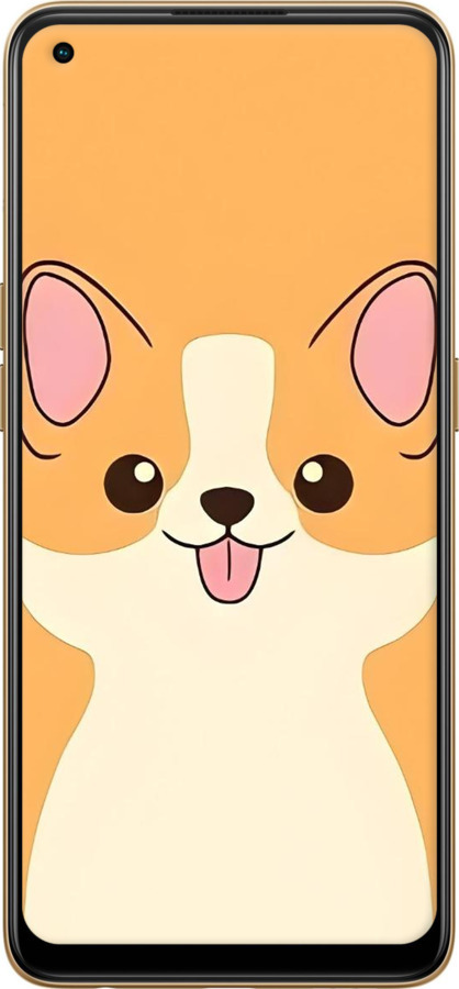 Силіконовий чехол Милый пес для Oppo Reno8 T - 6296u-2969 изображение 