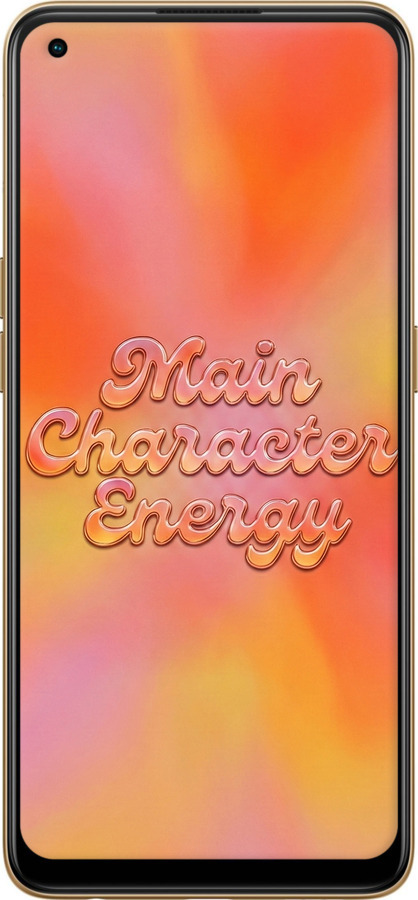 Силіконовий чехол Aura Gradient Main Character Energy Aesthetic Y2K для Oppo Reno8 T - 6783u-2969 изображение 