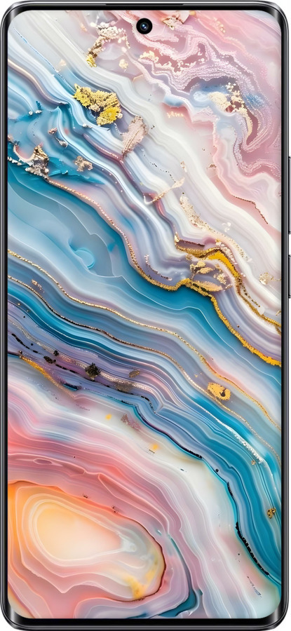 TPU чехол Мрамор красивый для Realme 10 Pro Plus - 6376b-2944 изображение 