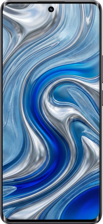 Силиконовый чехол Liquid Chrome для Realme 10 Pro Plus - 6781u-2944 изображение 