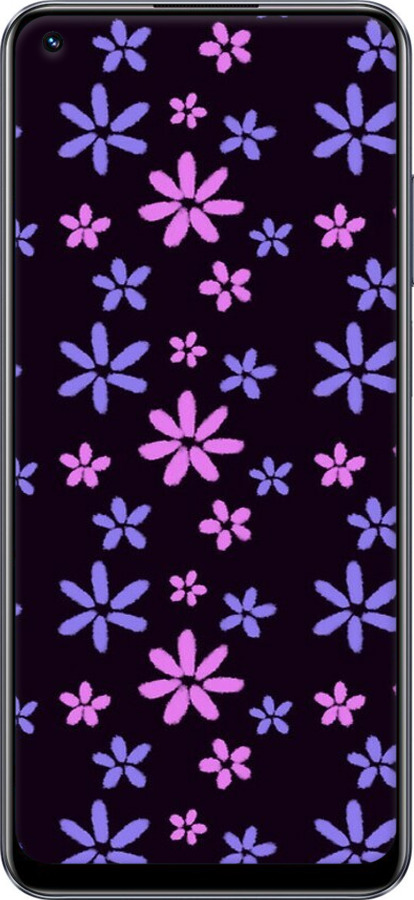 TPU чехол з квітами для Realme 10 - 6258b-2946 изображение 