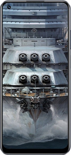 Силиконовый чехол Линкор, world of tanks, wargaming, военный корабль для Realme 10 - 6453u-2946 изображение 