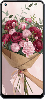 Силиконовый чехол Пионы 1 для Realme 10 - 6705u-2946 изображение 