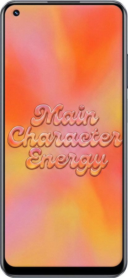 Силиконовый чехол Aura Gradient Main Character Energy Aesthetic Y2K для Realme 10 - 6783u-2946 изображение 