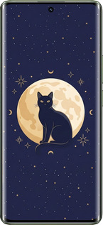 Силиконовый чехол Cute Cat Celestial/Witchy для Realme 11 Pro - 6787u-3077 изображение 