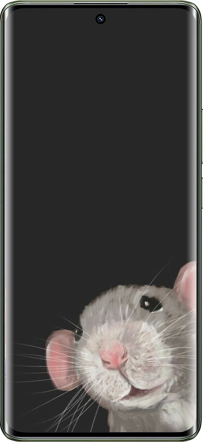 Силіконовий чехол The Peeking Rat для Realme 11 Pro - 6442u-3077 изображение 