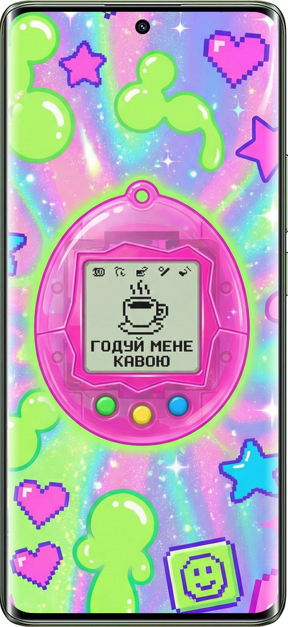 Силиконовый чехол Y2K Aesthetic Retro Pet: Годуй мене кавою для Realme 11 Pro - 6784u-3077 изображение 