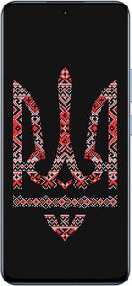 TPU чехол Герб - вышиванка на черном фоне для Realme 12 4G - 1196b-3785 изображение 