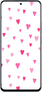 TPU чехол Сердечки 2 для Realme 12 4G - 4763b-3785 изображение 