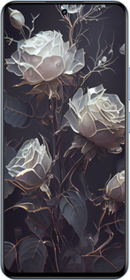 TPU чехол Розы 2 для Realme 12 4G - 5550b-3785 изображение 