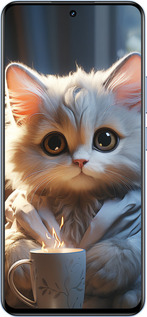 TPU чехол White cat для Realme 12 4G - 5646b-3785 изображение 