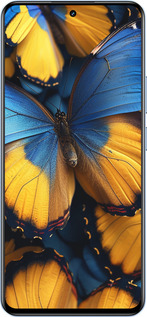 TPU чехол Желто-голубые бабочки для Realme 12 4G - 6046b-3785 изображение 