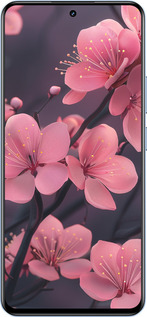 TPU чехол Пурпурная сакура для Realme 12 4G - 6075b-3785 изображение 