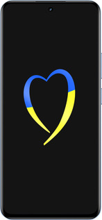 TPU чехол Жёлто-голубое сердце для Realme 12 4G - 885b-3785 изображение 
