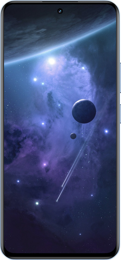 TPU чехол Планети в синьому космосі для Realme 12 4G - 171b-3785 изображение 