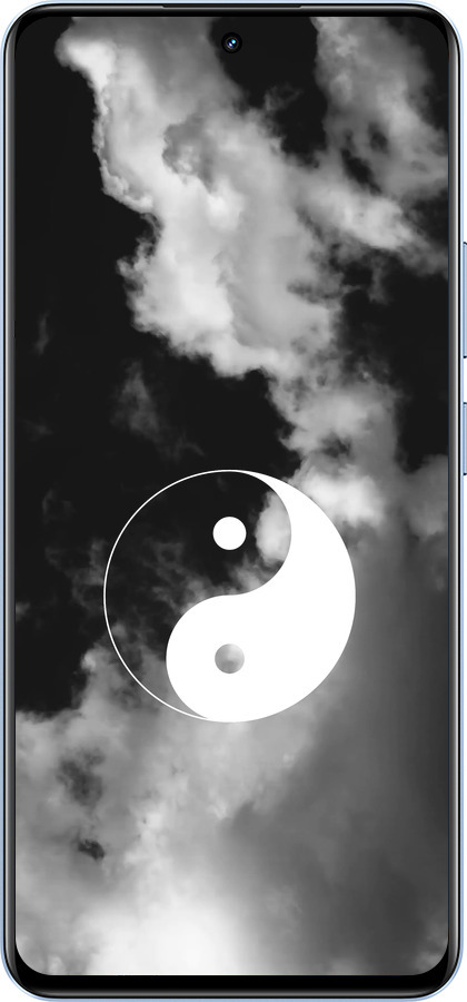 TPU чехол Инь и Янь для Realme 12 4G - 4389b-3785 изображение 
