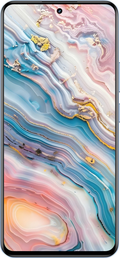 TPU чехол Мрамор красивый для Realme 12 4G - 6376b-3785 изображение 