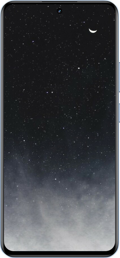 TPU чехол Сині хмари, Синій місяць для Realme 12 4G - 6396b-3785 изображение 