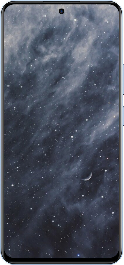 TPU чехол Голубые облака, Голубая луна для Realme 12 4G - 6398b-3785 изображение 