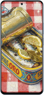 Силиконовый чехол Vintage Sardine Tin Phone для Realme 12 4G - 6772u-3785 изображение 