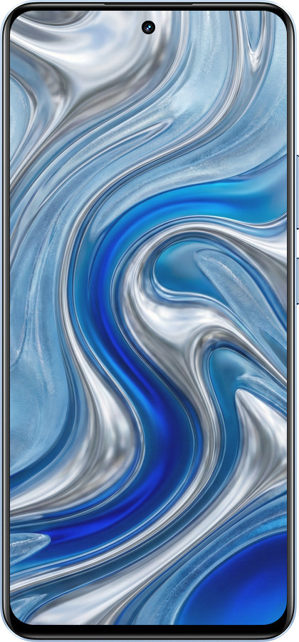 Силиконовый чехол Liquid Chrome для Realme 12 4G - 6781u-3785 изображение 