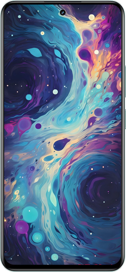 Силіконовий чехол Арт акварель для Realme 12+ - 6329u-3650 изображение 