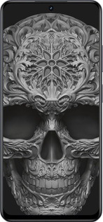 TPU чехол skull-ornament для Realme 13+ 5G - 4101b-3891 изображение 
