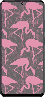 TPU чехол Vintage-Flamingos для Realme 13+ 5G - 4171b-3891 изображение 