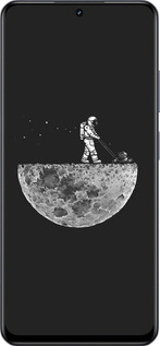 TPU чехол Moon in dark для Realme 13+ 5G - 4176b-3891 изображение 