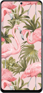TPU чехол фламинго 2 для Realme 13+ 5G - 4360b-3891 изображение 