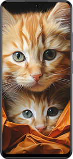 TPU чехол Котики 2 для Realme 13+ 5G - 5664b-3891 изображение 