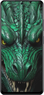 TPU чехол Зелёный дракон v2 для Realme 13+ 5G - 5817b-3891 изображение 