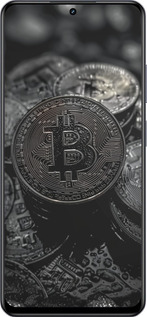 TPU чехол Black Bitcoin для Realme 13+ 5G - 6090b-3891 изображение 