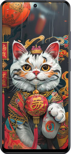 TPU чехол China Cat v2 для Realme 13+ 5G - 6135b-3891 изображение 