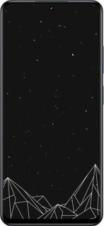 TPU чехол Черно белые абстрактные горы для Realme 13+ 5G - 6437b-3891 изображение 