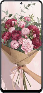 TPU чехол Півонії 1 для Realme 13+ 5G - 6705b-3891 изображение 