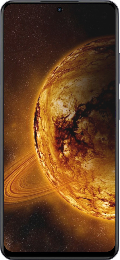 TPU чехол Жовтий Сатурн для Realme 13+ 5G - 170b-3891 изображение 